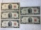 (5) 1953 $2 U.S. Notes, circulated condition. Bid times five.