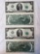 (4) 1976 $2 Federal Reserve Notes, uncirculated. Bid times four.