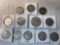 (12) Franklin silver half dollars (1951-D, 1952, 1952-D, 1953, 1953-D...