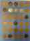 Book w/ (70) Lincoln cents (1941 thru 1974).