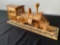 Custom made wooden locomotive, 19