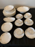 (28) Pc. Partial set Noritake Nippon dishes, has 6 cups & 7 saucers etc. Chip on large plate...