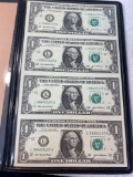 (4) Uncut 2003 $1 Federal Reserve Notes (San Francisco).