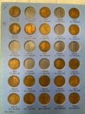 Book w/ (76) Lincoln Head cents,1909 thru 1940 dates.