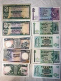 (10) Pcs. Hong Kong currency.