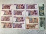 (14) Pcs. Korean currency.