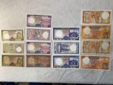 (14) Pcs. Sri Lanka currency.