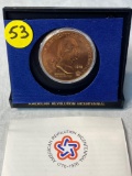 1972 American Revolution Bicentennial Commemorative medal.