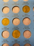 Book w/ (21) Lincoln wheat cents.