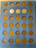 Book w/ (64) Lincoln cents (1941 thru 1976 dates).