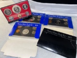 (5) US Proof coin sets (1969-S, 1970-S, 1971-S, 1977-S, 1979-S). Bid times five.
