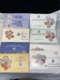 (9) US Mint uncirculated coin sets (two 1988, two 1989, 1990, 1991, 1992, two 1998). Bid times nine.