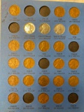 Book w/ (70) Lincoln cents (1941 thru 1974).