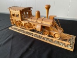Custom made wooden locomotive, 19