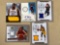 (5) Cleveland Cavs player swatch cards (Ilgauskas, Thompson, Shumpert, Brown, Bynum).