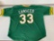 Jose Canseco autographed jersey, size XL, Beckett #J28748 Baby witnessed COA.