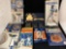Variety of sports collectibles: 1987 Yankees info guide, WV Perl & stick wall decor...