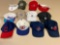 (12) Baseball & Golf hats incl. Indians 1995, 1999, & 2007 A. L. Champion hats.