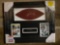 Dan Marino signed panel from a game used football, 22 x 18 frame, Pinpoint Signature Authentication