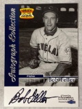 1999 Fleer Sports Illustrated Autograph Collection Bob Feller card, Fleer COA.
