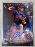 2016 Topps Inception autographed Mike Clevinger card.