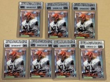 (7) 2015 Topps #492 Danny Shelton autographed cards. Bid times seven.