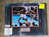 Mike Tyson & Buster Douglas signed photo, 12.5 x 15.5 frame, Global Authentics COA #W 14047.