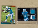 (2) Jarvis Landry swatch cards. Bid times two.
