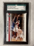 2003-04 Upper Deck #12 LeBron James Phenomenal card, 98 Gem 10 grade.