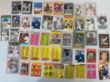 (46) Baseball cards, 1959 - 1990's circa. Has 1970's check lists, Justice & Sano rookies.