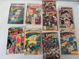 (9) Superman comics.