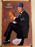 1990 Upper Deck 23 x 34.5 poster signed by Nolan Ryan.