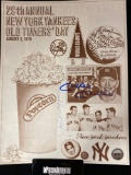 29th Annual NY Yankees Old Timers Day program signed by DiMaggio & Mantle.