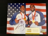 Bryant/James signed 8 x 10 photo.