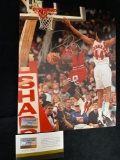 Michael Jordan signed 8 x 10 photo.
