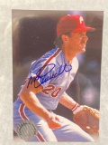 Mike Schmidt signed 4 x 6 photo.