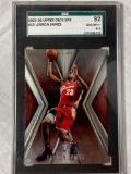 2005-06 Upper Deck SPX #15 LeBron James card, SGC 92 NM/MT+ 8.5 grade.