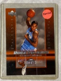 2003-04 Upper Deck Rookie Exclusives #3 Carmelo Anthony rookie card.