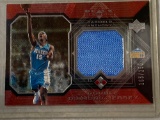 2005 Upper Deck Black Diamond Carmelo Anthony worn jersey patch card, #165 of 250 made.