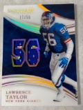 2016 Panini Immaculate Collection Lawrence Taylor game used material card, #17 of only 56 made.