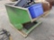 Forlift dump hopper with metal cabinets