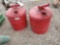 (2) fuel cans