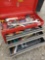 Tool box with tools