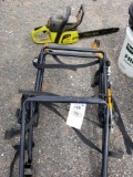 Poulan chainsaw, bike racks