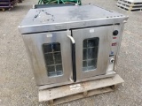 Montague electric convection oven with stand