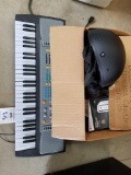 Keyboard, helmet, electronics