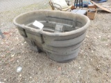 Rubber water trough