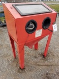 Central Pneumatic sandblasting cabinet