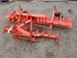 Hydraulic york rake, 8ft, with blade and teeth, 3 pt.