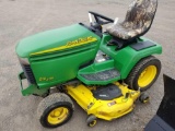 John Deere GX335 lawn tractor, hydrostatic, 54in deck, 1,549 hrs, runs good